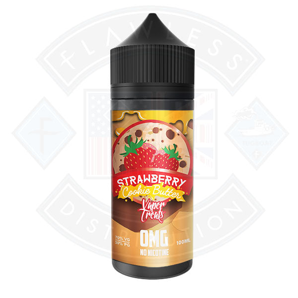 Vaper Treats - Strawberry Cookie Butter 0mg 100ml Shortfill Flawless UK Vape Distribution Ltd Vaper Treats - Strawberry Cookie Butter 0mg 100ml Shortfill Flawless UK Vape Distribution Ltd