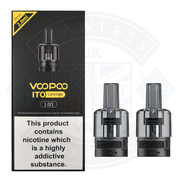 Voopoo ITO Cartridge 2 Pack Flawless UK Vape Distribution Ltd Voopoo ITO Cartridge 2 Pack Flawless UK Vape Distribution Ltd