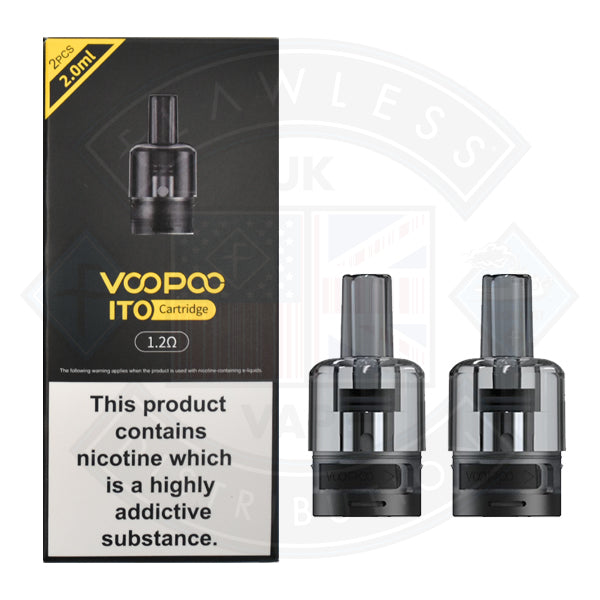 Voopoo ITO Cartridge 2 Pack Flawless UK Vape Distribution Ltd Voopoo ITO Cartridge 2 Pack Flawless UK Vape Distribution Ltd