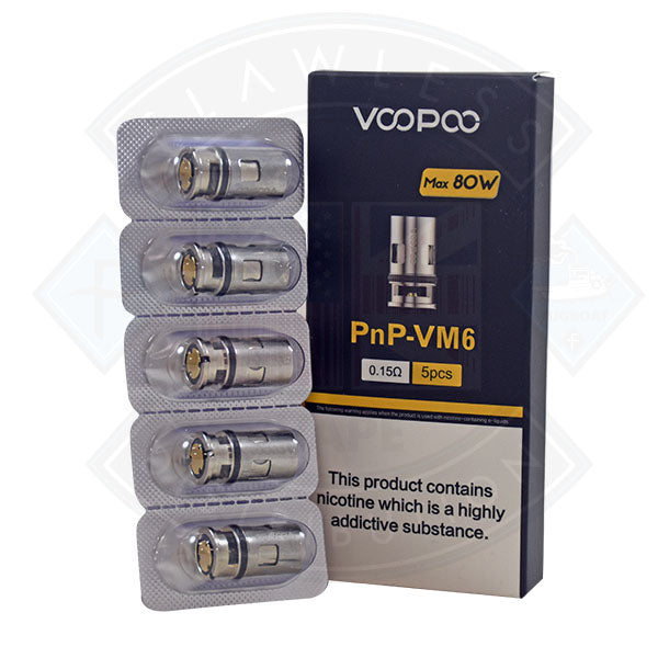 VOOPOO PNP Coil 5pack Flawless UK Vape Distribution Ltd VOOPOO PNP Coil 5pack Flawless UK Vape Distribution Ltd