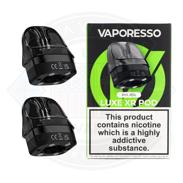 Vaporesso Luxe XR Replacement Pods 2pcs Flawless UK Vape Distribution Ltd Vaporesso Luxe XR Replacement Pods 2pcs Flawless UK Vape Distribution Ltd