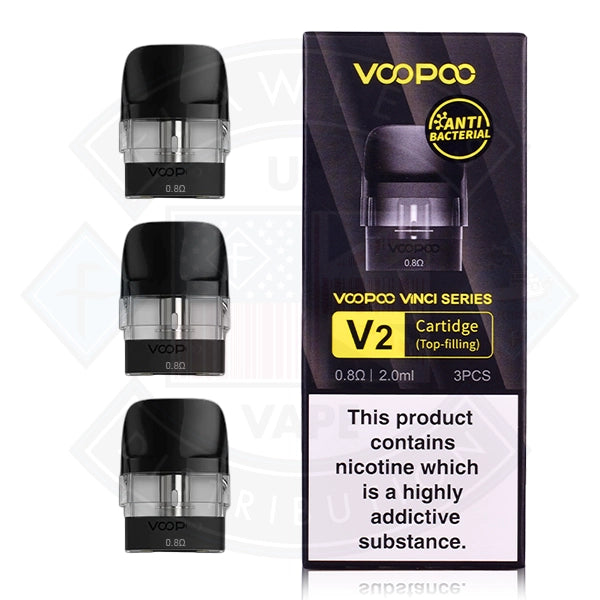 Voopoo Vinci Series V2 Pod Cartridge 3pcs Flawless UK Vape Distribution Ltd Voopoo Vinci Series V2 Pod Cartridge 3pcs Flawless UK Vape Distribution Ltd