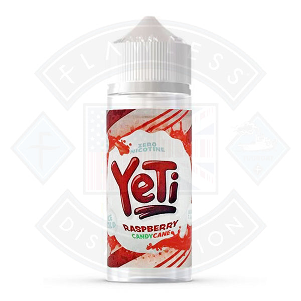 Yeti Raspberry Candy Cane 0mg 100ml Shortfill E-Liquid