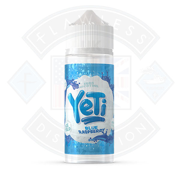 Yeti Ice Cold Blue Raspberry 0mg 100ml Shortfill E-Liquid