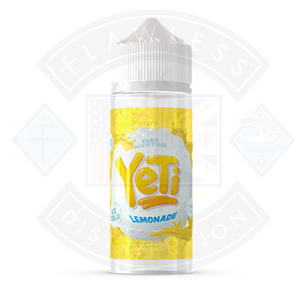 ice-cold vape juice Yeti Ice Cold lemonade 0mg 100ml Shortfill E-Liquid — Flawless UK Vape Distribution Ltd