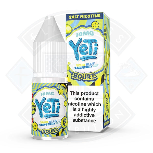 Yeti Sourz Blue Raspberry Ice 10ml E-Liquid