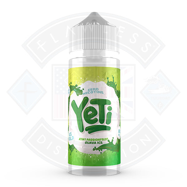 Yeti Ice Cold Kiwi Passionfruit Guava 0mg 100ml Shortfill E-Liquid