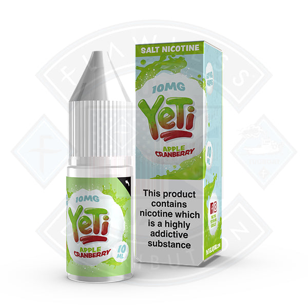 Yeti Salt - Apple Cranberry 10ml E Liquid