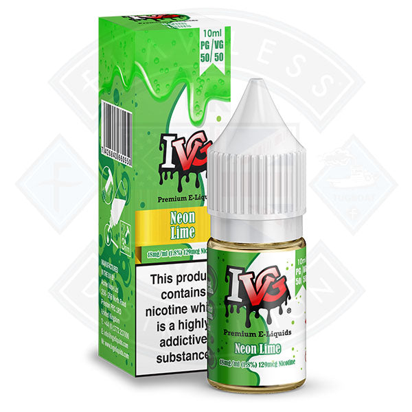 IVG 50:50 Neon Lime TPD Compliant e-liquid
