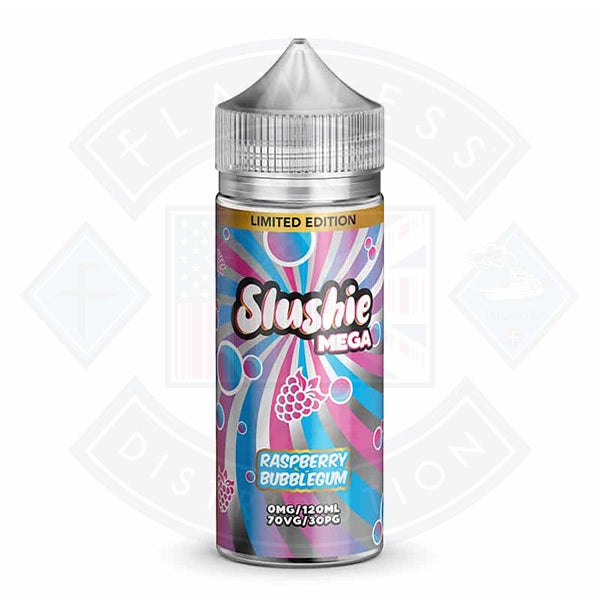 Slushie Mega Limited Edition Raspberry Bubblegum 0mg 100ml Shortfill