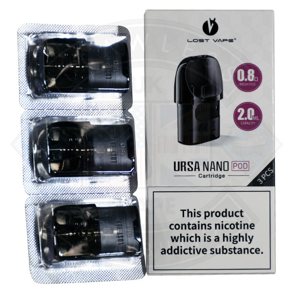 Lost Vape Ursa Nano Replacement Pods 3 Pack